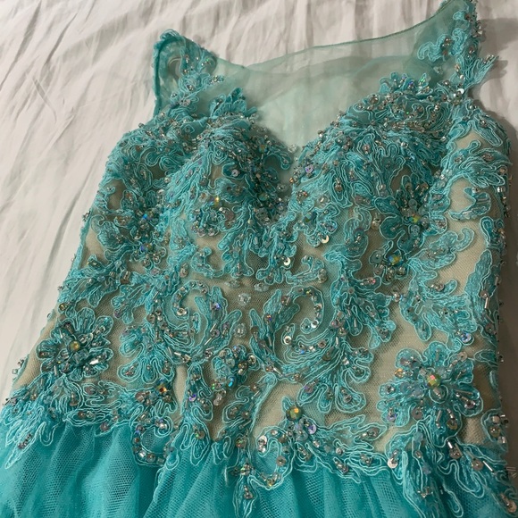 Camille la vie light blue dress. - Picture 6 of 8